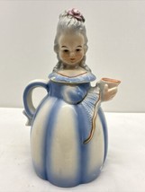 Antique Erphila E &amp; R Germany Lady Figure Tea Pot # 6710 W/ Defects - £15.53 GBP