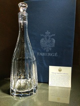 Fabergé Crystal Decanter NIB - $895.00