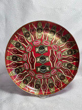 Vtg Handmade Phillies El Producto Mark IV Cigar Band Art Glass Dish Felt Bottom - £47.95 GBP