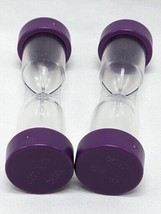 Lot Of (2) 30 Second Purple Board Game Sand Timer - £10.15 GBP