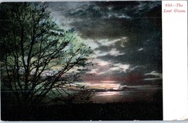 The Last Gleam Hiles Tuck Aquarette Up The River England Postcard - £7.87 GBP