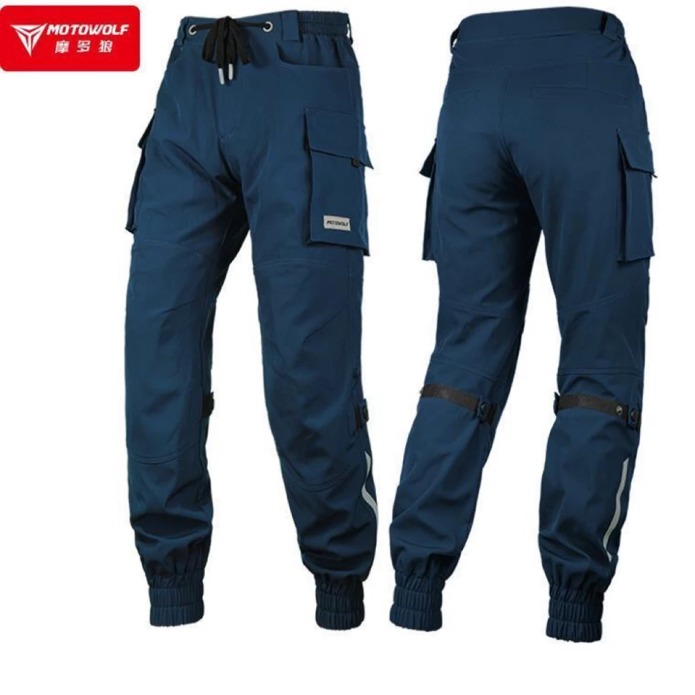 Motowolf Motorcycle Riding Pants Men Four Seasons Waterproof Motocross Trousers - £96.65 GBP