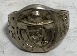 Vintage 1950&#39;s - Hop-A-long Cassidy Silver Color Ring Metal (RARE) - $42.46