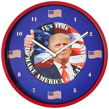 As Seen On TV E-0722 President Trump Talking Clock, 10 in. Diameter, Blue - £23.70 GBP