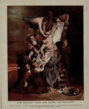 1890 Antique Classic Print The Descent From the Cross Rubens  8 X 10 Collectible - £39.16 GBP