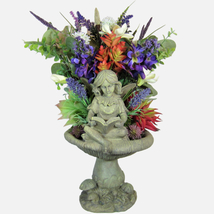 Angelic Fairy Spring Custom Floral Arrangement Tabletop Centerpiece - £37.24 GBP