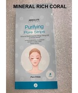 ABSOLUTE NEW YORK PURIFYING PORE STRIPS MINERAL RICH CORAL &amp;YLANF YLANG OIL - $37.28 MXN