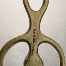 Vintage Horse Bit Short Shank Liverpool Brass Bit Trademark (W) & Royal 5... image 4
