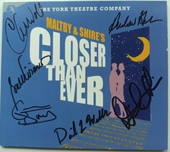 Autographed Signed by 6 Broadway Show &quot;Closer Than Ever&quot; ORIGINAL Cast  ... - £30.97 GBP