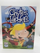 Chutes and Ladders Classic Board Game Hasbro Ages 3+, 2-3 Players COMBIN... - $7.82