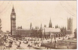 United Kingdom UK Postcard London Clock Tower Parliament LESCO Steroscopic - £2.69 GBP