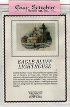 Cross Stitch Chart Eagle Bluff Lighthouse Door County WI Mill Road Gallery Kozma - £23.73 GBP