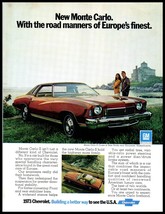 1973 HOT ROD Magazine Car Print Ad - Chevrolet (Chevy) Monte Carlo S Cou... - $9.32 CAD