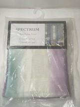 Spectrum Rod Pocket Panel 50&quot;x63&quot; Lilac/Turquoise - £26.55 GBP