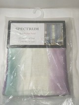 Spectrum Rod Pocket Panel 50&quot;x63&quot; Lilac/Turquoise - £25.43 GBP