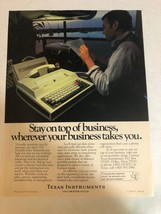 1982 Texas Instruments  Vintage Print Ad pa10 - $7.91