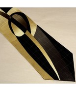 Giorgio Brutini Collezione Silk Tie Necktie Geometric Artsy Vintage - $267.12 MXN