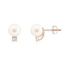 Authenticity Guarantee

ANGARA Solitaire Freshwater Pearl Studs with Diamond ... - £446.41 GBP