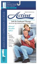 Activa Compression Knee 20-30 mmHg Supports FLA Legwear Soft Fit Softfit... - $16.82