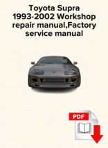 Toyota Supra 1993-2002 Workshop repair manual,Factory service manual,OEM - $12.26 CAD+
