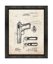 Colt Model 1903 Pocket Hammerless Automatic Pistol Patent Print Old Look with Be - £19.61 GBP+