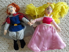 Walt Disney Prince &amp; Princess Aurora Mini Bean Bag Toys, Mouseketoys (#1222) - £18.32 GBP