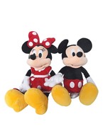 Disney Store Mickey &amp; Minnie Mouse Plush Set Classic Outfits Stuffed Toy... - $27.72