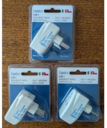 Ceptics 3 Outlet Travel Adapter Plug Type L for Italy - 3 PK  NEW - $19.69