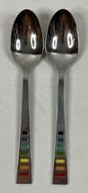 Fiesta Stainless CELEBRATION Dinner Spoons - Set of Two - $10.39