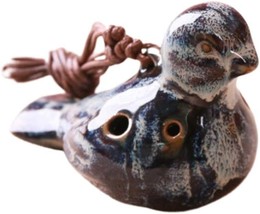 Ocarina With 6 Holes, Bird Shape, Ceramic, Portable Music Instrument, Gift For - £28.76 GBP