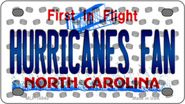 Hurricanes Fan North Carolina Novelty Mini Metal License Plate Tag - £11.90 GBP
