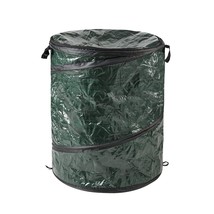 29.5-Gallon Pop Up Outdoor Garbage Can - Collapsible Trash Can For Parti... - $43.77 CAD
