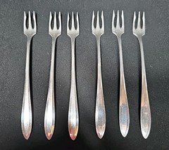 Oneida Patrician 1914 Silver Plate Cocktail Seafood Forks Set of 6 Flatware - $53.69 CAD