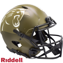 Carolina Panthers Helmet Riddell Authentic Full Size Speed Style Salute To Servi - $6,972.59 MXN
