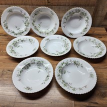 Hawthorn By Franconia Krautheim 8&quot; Rim Soup Bowl - Selb Bavaria - Set Of 8 - £83.84 GBP