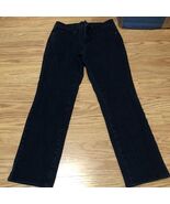 LL Bean Jeans 8 Womens Regular Size Classic Fit Skinny Dark Wash Mid Ris... - €16,30 EUR