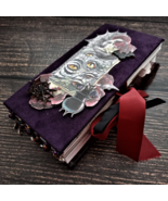 Magic journal handmade Witch junk journal Witchy grimoire thick full wizard - £392.36 GBP