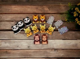 Oriental Trading Company Soft Vinyl Jungle Animal Finger Puppets 14 Pieces - $11.26