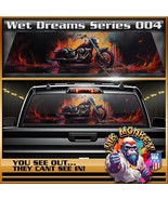 Wet Dreams Biker Series 004 - Truck Back Window Graphics - Customizable - £43.54 GBP+