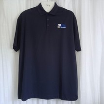 NIKE GOLF Dri-Fit Stay Cool NWT Polo Shirt Blue DENT WIZARD Collar Men XXL - $42.75