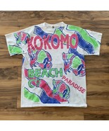 Kokomo Paradise Vtg Ross International Tshirt White Fish 80s 90s Single ... - $122.19