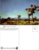 California Mojave Desert Joshua Trees Classic Car Snowy Mountain VTG Postcard - £7.01 GBP