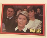 Dallas Tv Show Trading Card #41 JR Ewing Larry Hangman Barbara Bel Geddes - £1.95 GBP