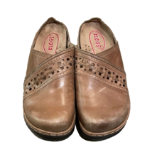 Klogs Tan Leather Mule Clog Shoes Size 9 Slip Resistant Slip-On - $22.00