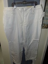 Cato Classic White Plus Pants Size 24W Average Women&#39;s New - £17.22 GBP