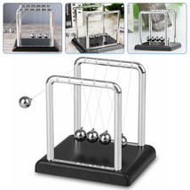 Newtons Cradle Steel Pendulum Balance Ball Science Desk Home Office Decor Gifts - £13.43 GBP