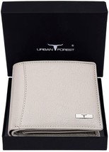 White Wallet Premium Genuine Leather RFID Protection Men Wallets Christm... - £35.67 GBP