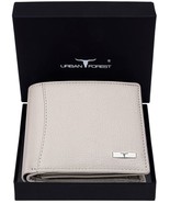 White Wallet Premium Genuine Leather RFID Protection Men Wallets Christm... - £35.55 GBP