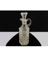 Anchor Hocking Vintage Glass Cruet, Wexford Pattern, w/Stopper, Oil or V... - $20.03 CAD