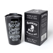 Alchemy Gothic MRDWM2 Gothee Coffee Double Walled Insulated Travel Mug B... - $458.55 MXN